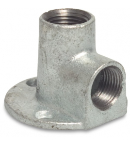 MUURPLAAT BLANK VERZINKT 1/2&quot;