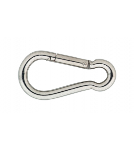 KARABIJNHAAK 080X08MM RVS AISI 316