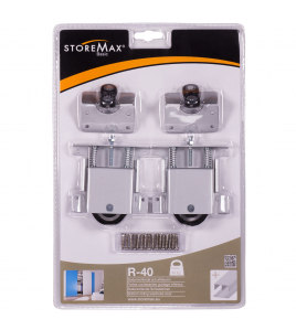 SCHUIFD. WIELSET T.B.V. 1 DEUR TYPE R-40