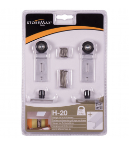 SCHUIFD. WIELSET T.B.V. 1 DEUR TYPE H-20