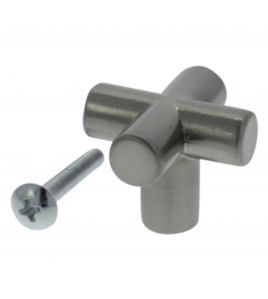 SX KNOP PLUS 25MM RVS-KLEUR SX KNOP PLUS 25MM RVS-KLEUR