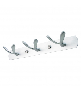 SX HANDDOEKREK MET 3X2 HAKEN ALU