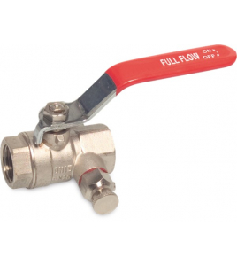 KOGELKRAAN MESSING VERNIKKELD 1" BINNENDRAAD 25BAR TYPE 108 KOGELKRAAN MESSING VERNIKKELD 1" BINNENDRAAD 25BAR TYPE 108