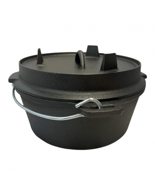 4,5 QT GIETIJZEREN DUTCH OVEN, ZONDER POOTJES