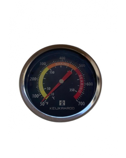 KEIJ KAMADO ANALOGE DOME THERMOMETER. SCHAAL IN CELSIUS EN FAHRENHEIT