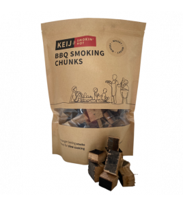BBQ SMOKING CHUNKS WHISKEY OAK - 1500 GRAM BBQ SMOKING CHUNKS WHISKEY OAK - 1500 GRAM