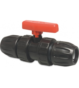 KOGELKRAAN PP 32 MM KNEL 10BAR DN25 ZWART TYPE SAFE 500 KOGELKRAAN PP 32 MM KNEL 10BAR DN25 ZWART TYPE SAFE 500