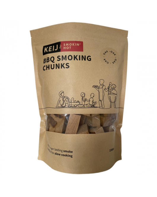 BBQ SMOKING CHUNKS OAK - 1500 GRAM