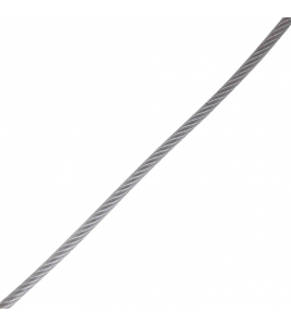 STAALKABEL PLASTIC OMWIKKELD 5/6,5 MM (6X12 DRADEN)