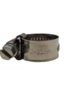 QUES SLANGKLEM RVS 12-20MM