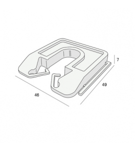 MILLI-MAX UITVULPLAATJE GRIJS 7MM 60 STUKS