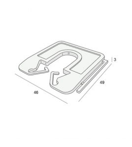 MILLI-MAX UITVULPLAATJE ZWART 3MM 130 STUKS