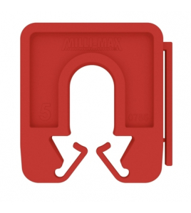 MILLI-MAX UITVULPLAATJE ROOD 5MM 80 STUKS