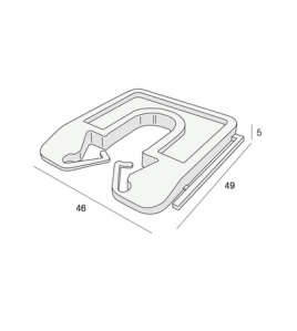 MILLI-MAX UITVULPLAATJE ROOD 5MM 80 STUKS