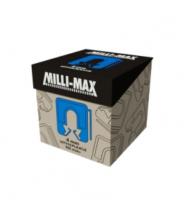 MILLI-MAX UITVULPLAATJE BLAUW 4MM 100 STUKS