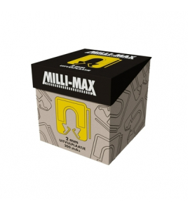 MILLI-MAX UITVULPLAATJE GEEL 2MM 200 STUKS