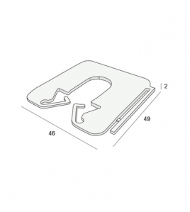 MILLI-MAX UITVULPLAATJE GEEL 2MM 200 STUKS