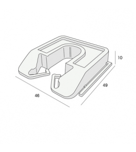 MILLI-MAX UITVULPLAATJE WIT 1MM 360 STUKS