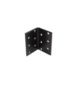 VERBINDINGSHOEK 40X40X60MM ZWART