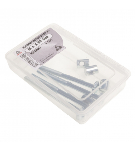 VERBINDINGSBOUT MET MOER VZ M6 X 80 MM 4 SETS