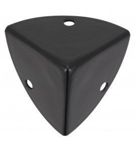 KOFFERHOEK STAAL-VERZINKT ZWART 25MM(4)! KOFFERHOEK STAAL-VERZINKT ZWART 25MM(4)!