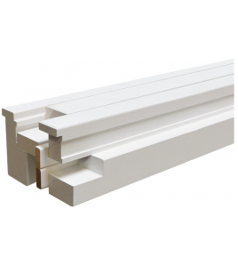 HARDHOUTEN BINNENDEURKOZIJN STOMP 56X115MM 93X231,5CM GEGROND