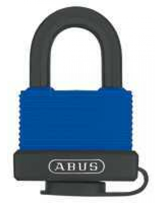 ABUS HANGSLOT MET STOFKAP EN RVS BEUGEL