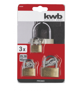 HANGSLOTEN MESSING 3-DELIG