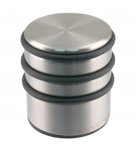 DEURSTOP ZWAAR RND 6.5CM HOOG 7CM RVS-KL