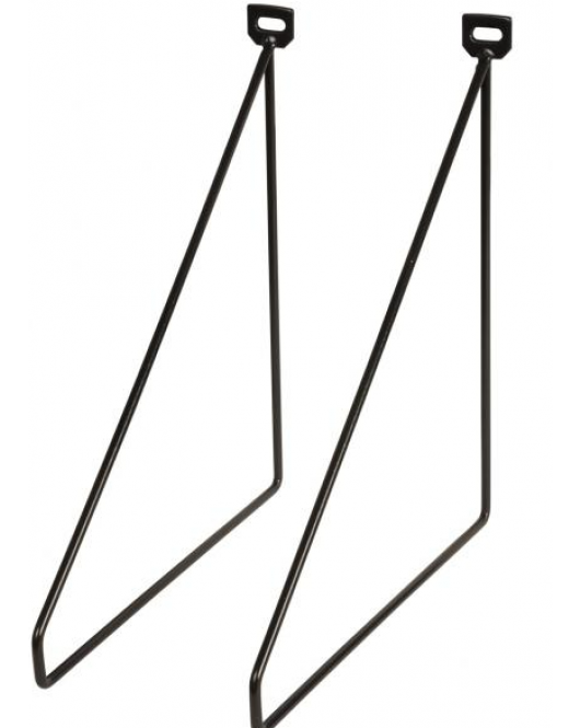DURALINE PLANKDRAGER DUN S/2 ZWART 5MM 24X26,5CM