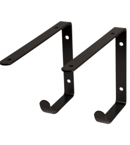 DURALINE PLANKDRAGER MET HAAK S/2 ZWART 3MM 22X14,5CM