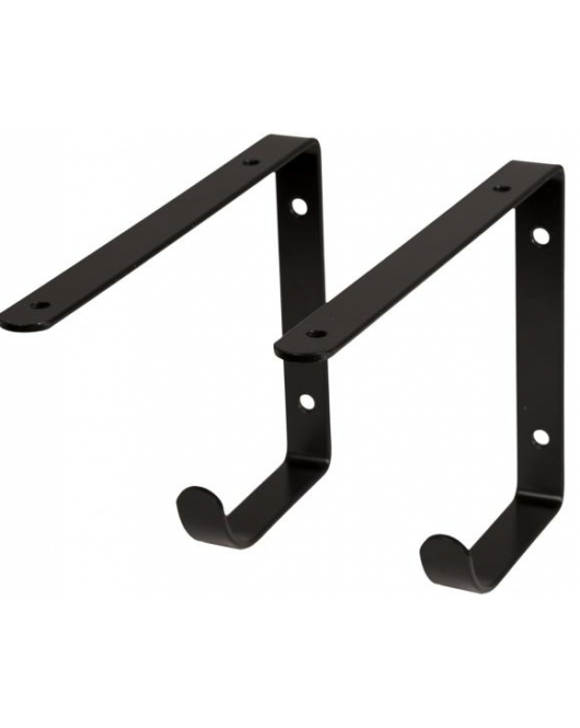 DURALINE PLANKDRAGER MET HAAK S/2 ZWART 3MM 22X14,5CM