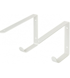 DURALINE PLANKDRAGER MET HAAK S/2 WIT 3MM 22X14,5CM