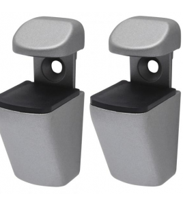 DURALINE CLIP MINI S/2 MAT ZILVER DURALINE CLIP MINI S/2 MAT ZILVER