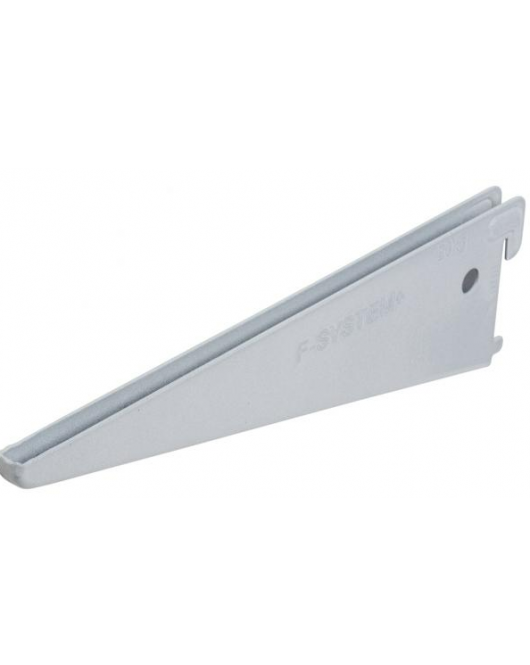 F-DRAGER DUBBEL MAT ZILVER 22CM