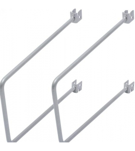 DURALINE F-RAIL FLEX BOEKENSTEUN MAT ZILVER