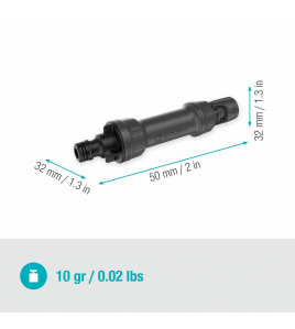VERBINDING 1/2&quot; 13 MM-3/4&quot;