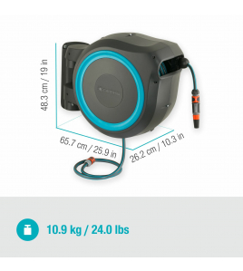 WANDSLANGENBOX 25 ROLLUP M/L