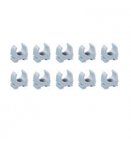 10 STUKS KLEMBEUGEL GRIJS 16-22MM