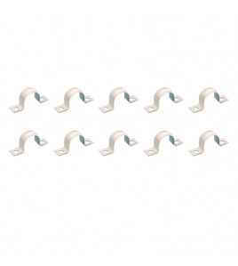 10 STUKS ZADEL IJZER WIT 3/4&quot; 19MM