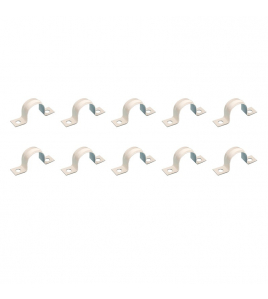 10 STUKS ZADEL IJZER WIT 5/8&quot; 16MM