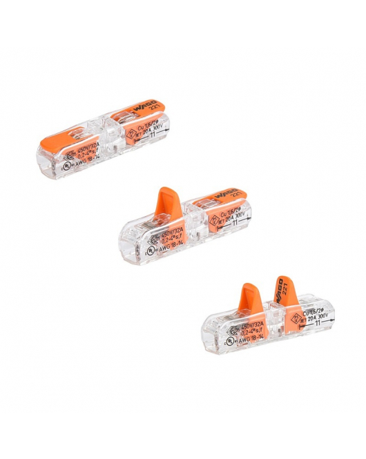 10 ST.DOORVOERCONNECTOR WAGO HA/ZA