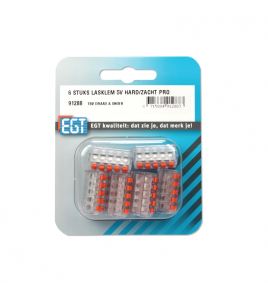 6 STUKS LASKLEM 5V HARD/ZACHT PRO