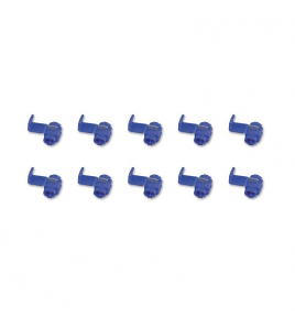 10 ST.KABELSCHOEN SNELVERBINDER BL