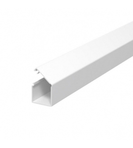 2MTR.LEIDINGLIJST DK 17X17+PLAK WT