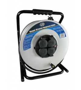 VERLENGKABEL 10METER 2X1,5MM H05VV ORANJE