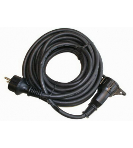 VERLENGSNOER 10 METER NEOPREEN 3X1,5MM H07RN-F ZWART