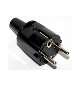 PVC STEKKER RANDAARDE *KORT* ZWART