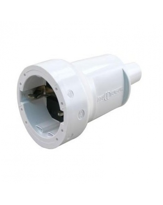 PVC CONTRA STEKKER RANDAARDE WIT