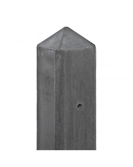 IJSSEL TUSSENPAAL ANTRACIET 10X10X280CM
